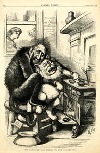 The Cat&39;s-Paw-Anything to Get Chestnuts、1872（wood engraving）